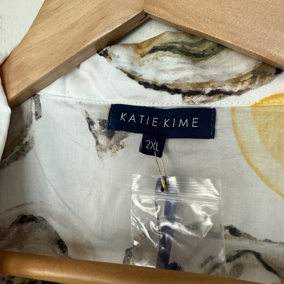 Katie Kime The World Is Your Oyster Pajama Shorts Set Womens 2XL New With Tags - Picture 3 of 13